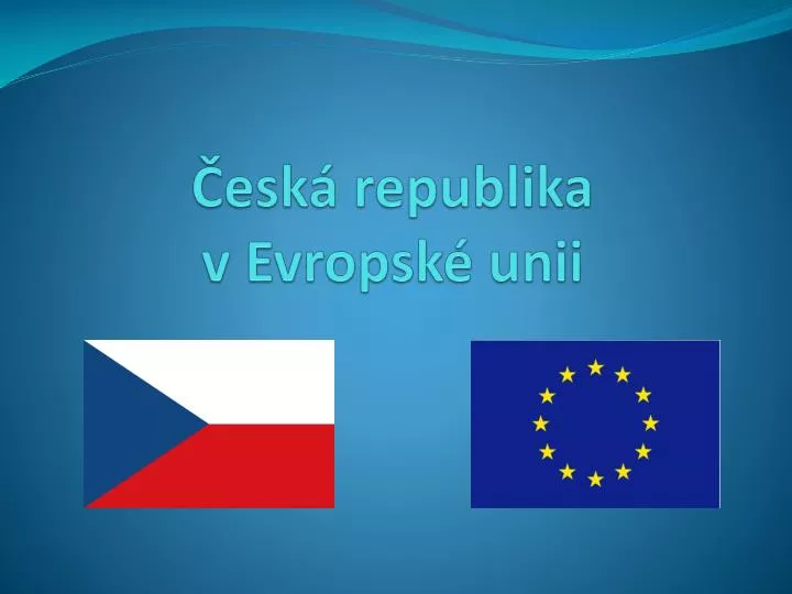 esk republika v evropsk unii
