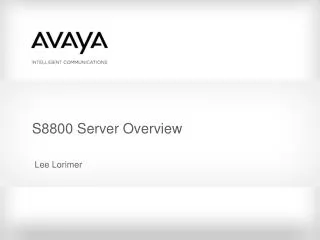 S8800 Server Overview