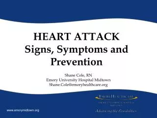 HEART ATTACK Signs, Symptoms and Prevention