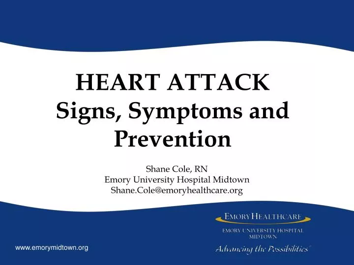 heart attack signs symptoms and prevention