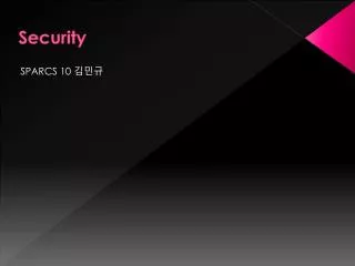 security