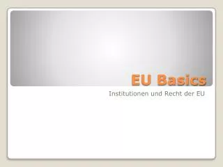 eu basics