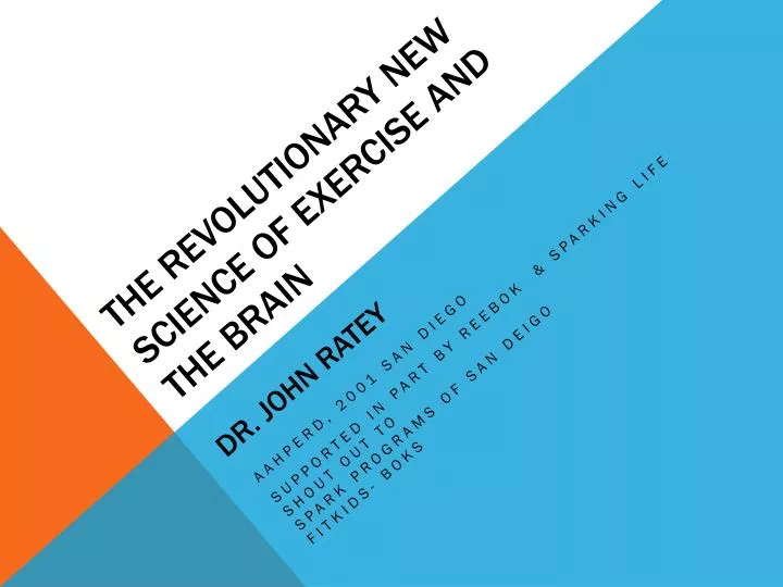 the revolutionary new science of exercise and the brain dr john ratey