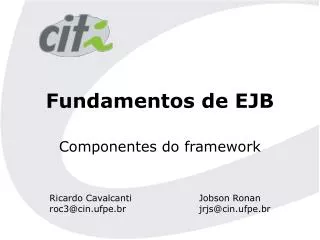 fundamentos de ejb