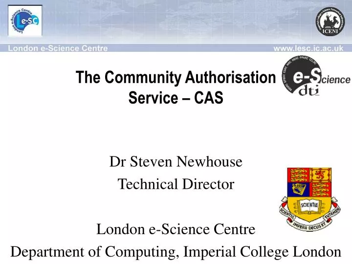 the community authorisation service cas