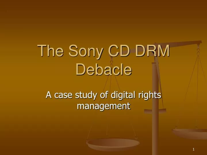 the sony cd drm debacle