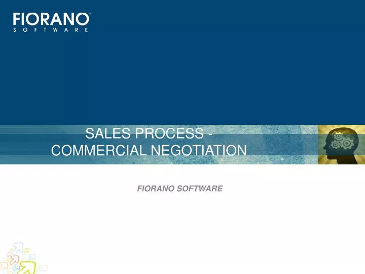 sales process commercial negotiation