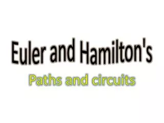 Euler and Hamilton's
