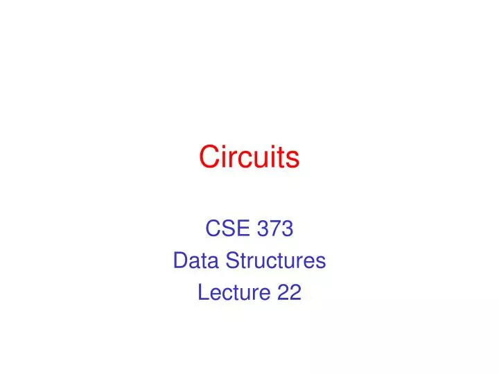 circuits