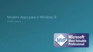 Modern Apps para o Windows 8