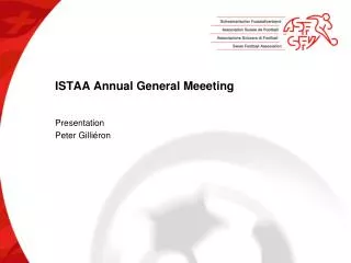 ISTAA Annual General Meeeting