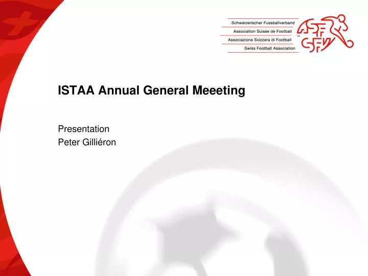 istaa annual general meeeting