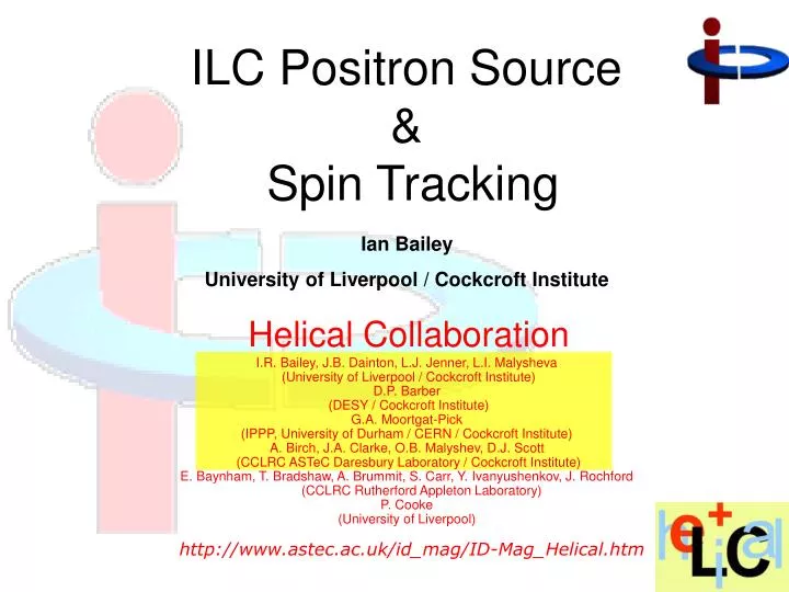 ilc positron source spin tracking