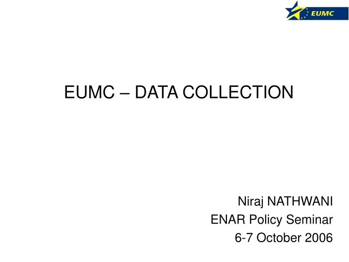 eumc data collection