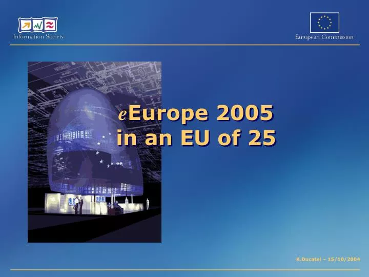 e europe 2005 in an eu of 25