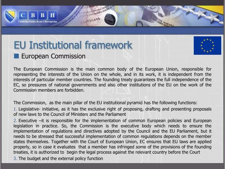 eu institutional framework