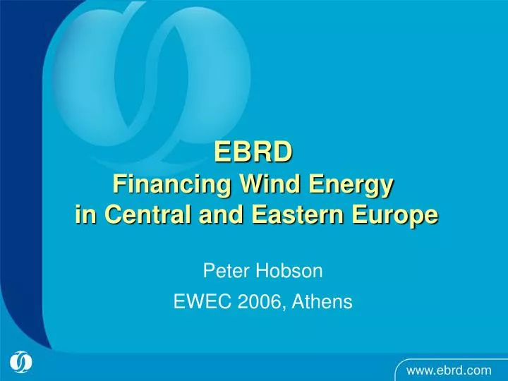 ebrd financing wind energy in central and eastern europe