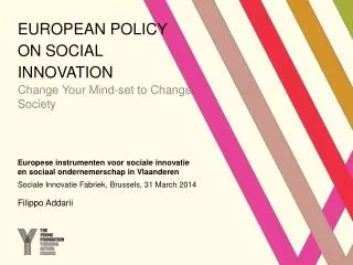 European Policy on Social innovation