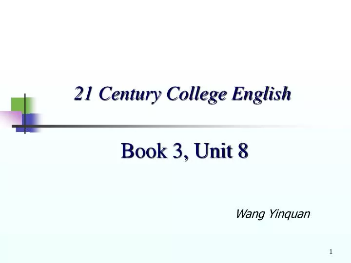book 3 unit 8