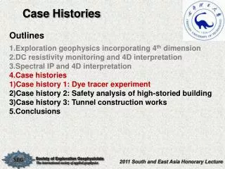 Outlines Exploration geophysics incorporating 4 th dimension