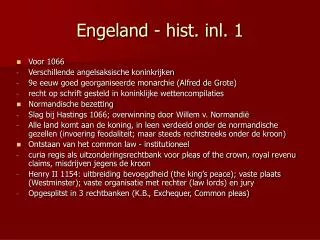 engeland hist inl 1