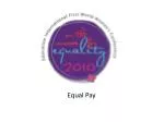 Equal Pay - slide 1