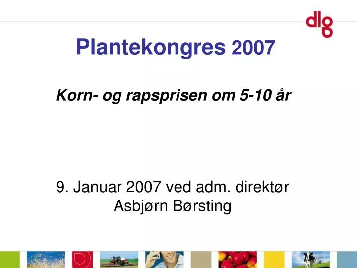 plantekongres 2007
