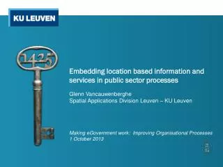 Embedding location based information and services in public sector processes