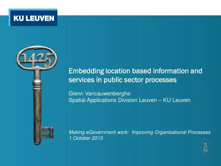 embedding location based information and services in public sector processes
