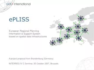 ePLISS European Regional Planning Information &amp; Support System