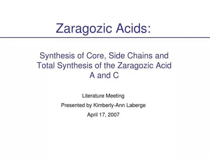 zaragozic acids