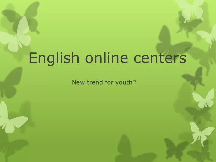 english online centers