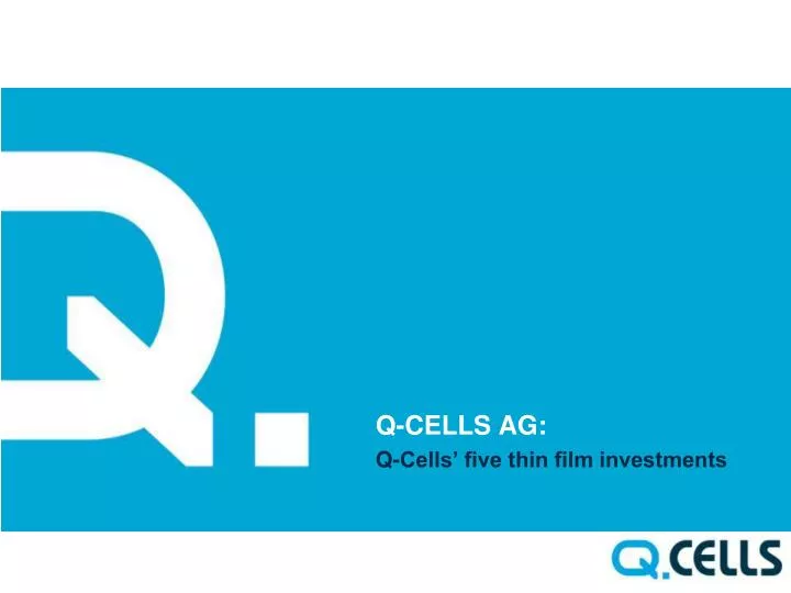 q cells ag