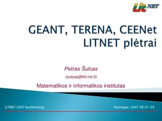 geant terena ceenet litnet pl trai