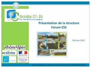 pr sentation de la structure forum ess 08 mars 2012