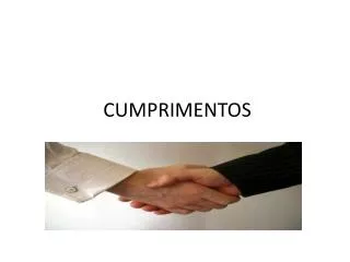 cumprimentos