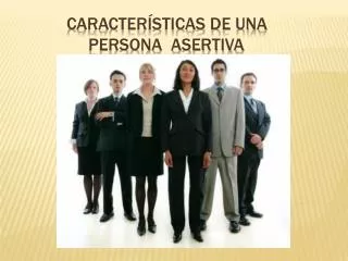 caracter sticas de una persona asertiva
