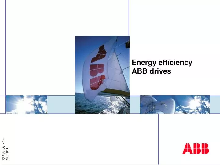 energy efficiency abb drives