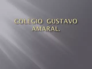 col gio gustavo amaral