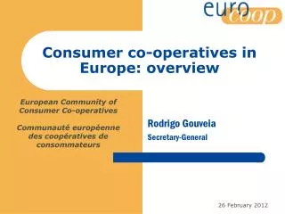 Consumer co-operatives in Europe: overview