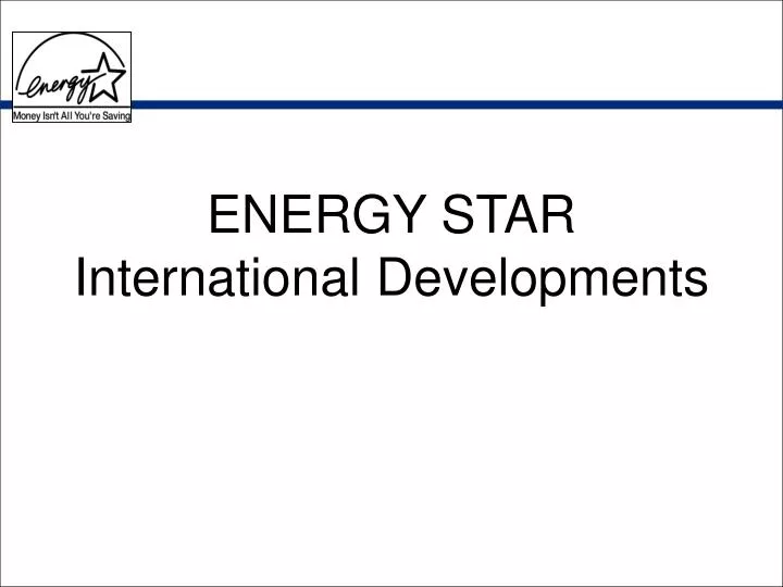 energy star international developments