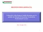 REGIONE EMILIA-ROMAGNA - slide 1