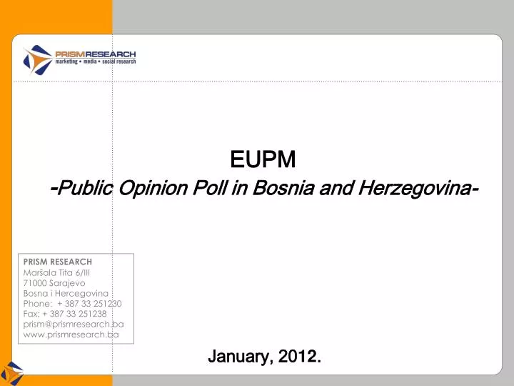 eupm public opinion poll in bosnia and herzegovina