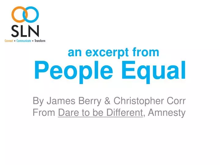 people equal