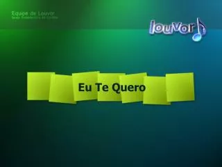 eu te quero