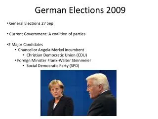 German Elections 2009