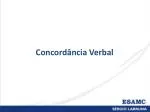 Concordância Verbal - slide 1