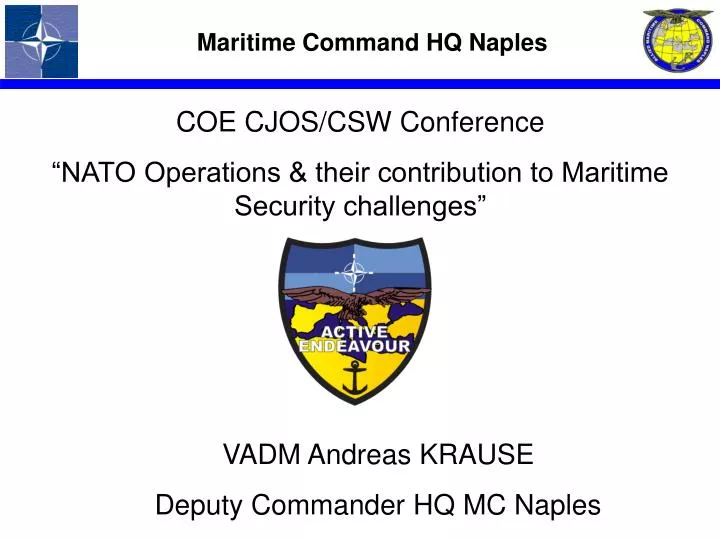 maritime command hq naples