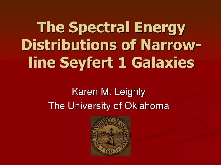 the spectral energy distributions of narrow line seyfert 1 galaxies