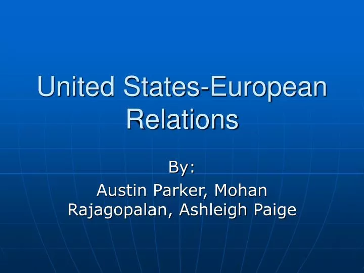 united states european relations